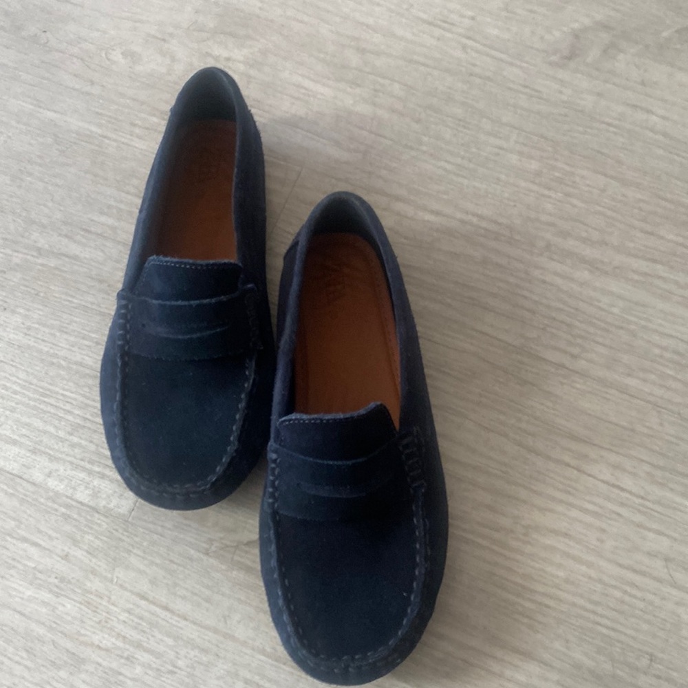 Blue Zara Loafers